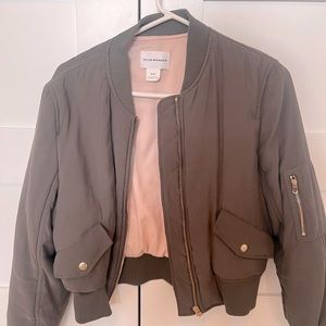 Green bomber jacket